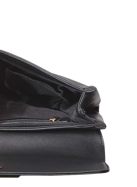 Black Fringed Clutch Bag